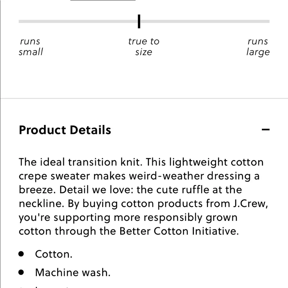 J.Crew Pointelle Ruffle Mock Neck Sweater
